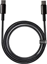 Baseus Tungsten Gold Fast Charging Data Cable Type-C To Type-C 100W 2M Black
