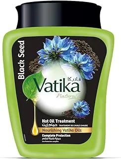 Vatika Naturals Blackseed Hammam Zaith Hot Oil Treatment 500g | Lightweight Hair Mask For Thick, Strong Hair | Undo 5 Days of Damage