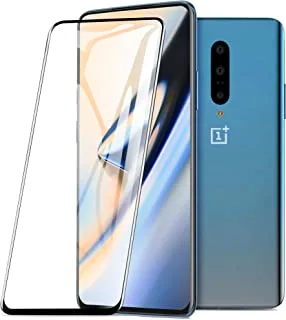 ELTD Screen Protector for oneplus 7 pro,Easy Installation,Bubble Free,Anti-Scratch, Full Coverage Protector Tempered Glass Protectors for oneplus 7 pro -Black