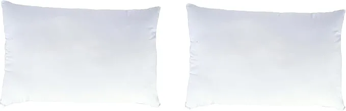 Slowly Rebounding Hotel Pillow Set with Cotton Cover, 50x70 cm, Pack of 2