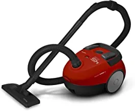 SENCOR - Lightweight Vacuum Cleaner with Roller Container with Bag, 850W, SVC 45RD, 2 years replacement Warranty