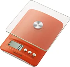 Lawazim Glass Digital Kitchen Food Scale Orange