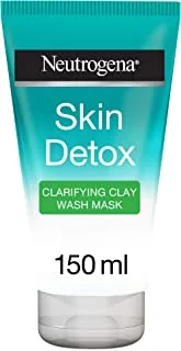 قناع نيوتروجينا لغسل الوجه ، لإزالة سموم البشرة ، الطين المنقي ، 150 مل