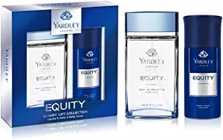 Yardley London Equity EDT For Men 100 ml and Body Spray 150 ml - Gift Pack