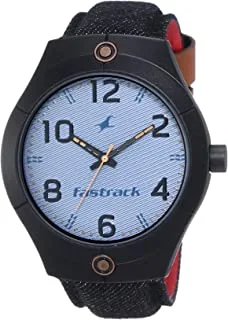 Fastrack Blue Dial Denim Strap Watch