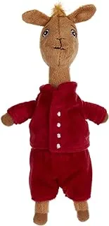 Llama Red Pajama Beanbag Stuffed Animal Plush Toy, 10?