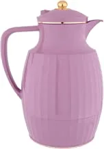 Al Saif Flora Coffee And Tea Vacuum Flask Light Purple, 1 Liter