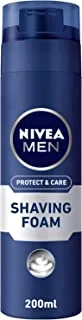 NIVEA MEN Shaving Foam, Protect & Care Aloe Vera, 200ml