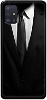 Jim Orton Designer Cover For Samsung A71/ A71 5G - Suit, Black