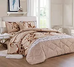 Moon Medium Filling Comforter Set, 6 Pcs, Multicolour, King Size 6285571008509