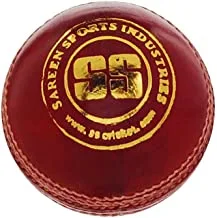 Ss County Leather Alum Tanned Cricket Ball - Single (