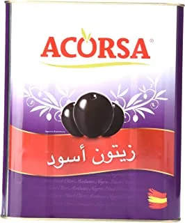 Acrosa Pitted Black Olives, 28/32, 7.5 Kg