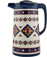 Al Saif Coffee And Tea Vacuum Flask Mirkaz Design Size: 1.9Liter, Color: Blue