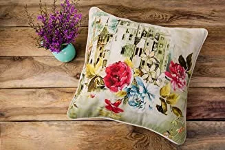 Deyarco Regency Klub Digital Printed Cushion Cotton Duck Fabric - 45 X 45 Cm Design # 3