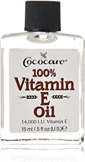 زيت فيتامين إي من Cococare 100٪ - 14000 وحدة دولية - 0.5 أونصة سائلة