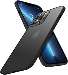 جراب X-Level iPhone 13 Pro Max مقاوم للصدمات مصنوع من مادة فينش غير لامع واقية من الدرجة العسكرية من مادة TPU ممتص الصدمات وغطاء خلفي شفاف عالي القوة لهاتف iPhone 13 Pro Max