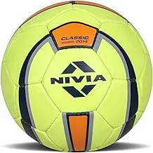Nivia Rubber Football Classic, Size 5, Yellow