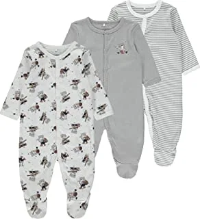 NAME IT Unisex Baby Night Suit W/F (Pack of 3) (pack of 3)