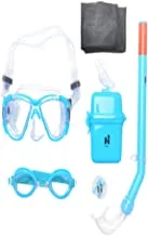 Hirmoz Junior Diving Snorkeling Set, Blue, 12Yrs+, H-Set6A Bl