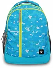 نيفيا حقيبة مدرسية بيكسل - أزرق سماوي / أخضر