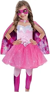 Amscan Barbie Super Power Princess Costume To Fit (3-5 Years), ‎Multi-Colour, 999339
