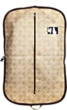 Kuber Industries Hanging Garment Bags|Clothes Protector|Garment Bag For Travel|Closet Storage Organizer (Golden & Brown)