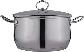 Al Saif Stainless Steel Casserole Cooking Pot Size: 20Cm, Silver
