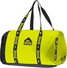حقيبة رياضية Lonsdale للكبار للجنسين W / O Wheels حقيبة سفر Duffle Bag ، اللون أصفر ، مقاس M.