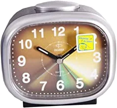 Alarm Clock By Dojana,Black-Silver,Dag035
