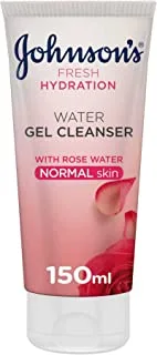 Johnson's Face Cleanser, Fresh Hydration, Water Gel Cleanser, Normal Skin, 150ml