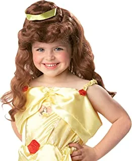 Rubies Official Licensed Disney Princess Belle Wig Child Costume Accessories, 3-8 Years