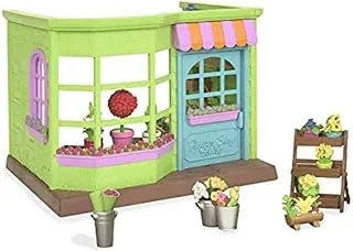 Li'L Woodzeez Animal Figurine Playset And Accessories - Li'L Blossoms Flower Shop - 31 Pieces