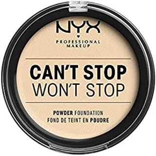 NYX Professional Makeup Can't Stop Won't Stop Powder Foundation, Pale 01
