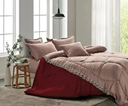 Mingli Medium Filling Comforter Set, 6 Pcs, Multicolour, King Size