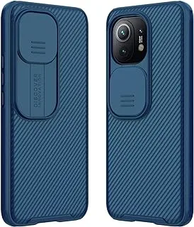 Nillkin Case for Xiaomi Mi 11 5G Cover Hard CamShield with Camera Slide Protective Cover [ Perfect Design Compatible with Xiaomi Mi 11 ] - Blue