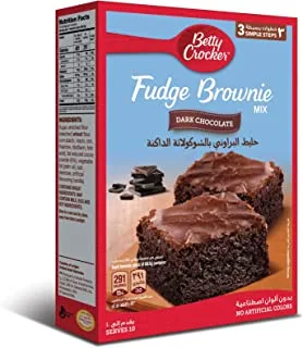 Betty Crocker Dark Chocolate Brownie Mix, 500G - Pack Of 1