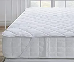 Deyarco Regency Klub 144 Thread Count Quilted Mattress Protector - Super King Size (200 X 200 Cm) - White