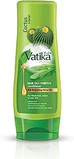 Vatika Naturals Hair Fall Control Conditioner | Enriched with Cactus and Ghergir | Reinforcing & Nourishing | For Thinning & Hair Loss - 400ml