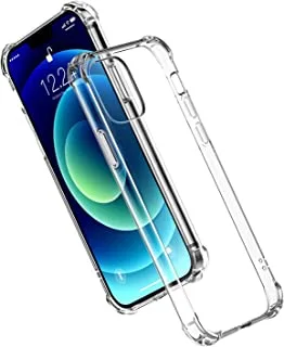 حافظة صغيرة من الكريستال الشفاف متوافقة مع iPhone 12 ، [ضد الاصفرار] جراب هاتف رقيق وناعم ومقاوم للصدمات من السيليكون النحيف والمقاوم للصدمات متوافق مع iPhone 12 Mini 5.4 inch 2020 ، شفاف كريستالي