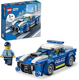 LEGO City Police Car, Cop Car Building Blocks Kit, Age 5+, 60312 (94 Pieces)