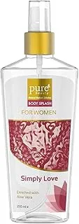 Pure Beauty Simply Love Body Splash, Multicolour