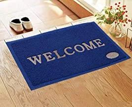 Kuber Industries Front Door Mat|Entrance Floor Mat|Non-Slip Doormat For Home, Office, Hotel, Restaurent|BLUE