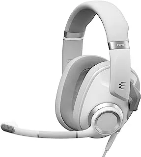 Epos H6 Pro - Closed Acoustic Gaming Headset with Mic - Over-Ear Headset – Lightweight - Lift-to-Mute - Xbox Headset - PS4 Headset - PS5 Headset - Gaming Accessories - (White), One-size