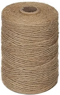 Mumoo Bear 656 Feet 2Mm Jute Twine, Natural Thick Brown Twine For Garden, Gifts, Crafts