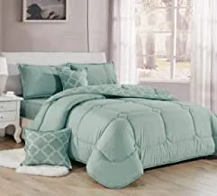 Medium Filling Comforter Set, King Size 6 Piece, By Sleep Night