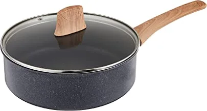 Tefal Saute Pan 24 cm - 100% Made in France - Non-Stick with Thermo Signal - Natural Force G2663202