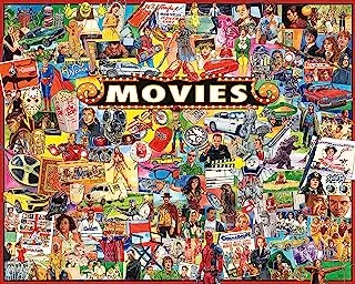White Mountain Puzzles The Movies - 1000 قطعة أحجية الصور المقطوعة