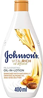 Johnson's, Body Lotion, Vita-Rich, Oil-In-Lotion, Rejuvenating, 400Ml