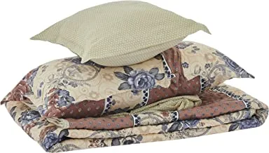 Amega Comforter Set 6 Pcs Cotton King Size, King Size 240X274, Sd-02, Multi Color