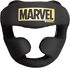 Joerex Marvel Boxing Head Guard, Full Face Protection Guard 360°, Black